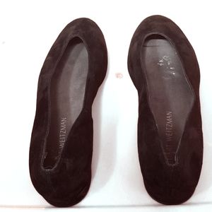 Stuart Weitzman Black Velvet Shoes